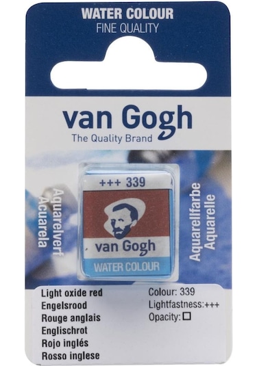 Talens Van Gogh Tablet Suluboya 1/2 Light Oxide Red 339