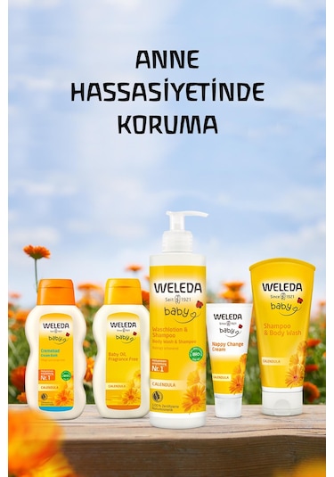 Weleda Calendula Özlü Organik Saç Ve Vücut Şampuanı 400 ML