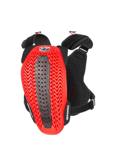 Alpinestars A-5 Plasma Üst Gövde Koruma Siyah Beyaz Kırmızı