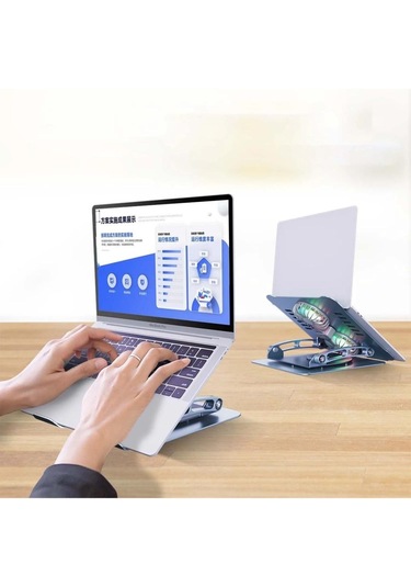 Daytona ST-801D İki Fanlı Notebook Standı Alüminyum