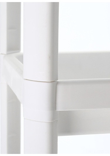 Fortunelane Plastik Banyo Dolabı İki Katlı Su Akış Delikli Sağlam Mutfak Organizeraf Diğer