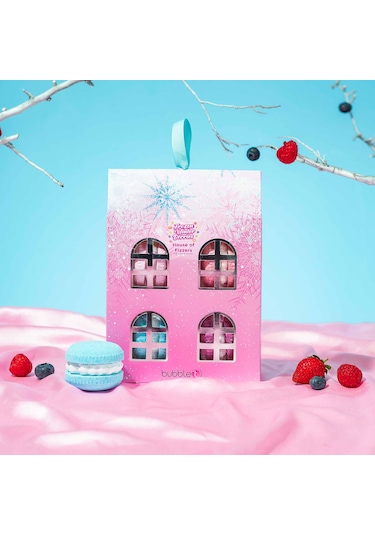 Frozen Winter Berries Makaron 4'lü Banyo Topu Kış Meyveleri