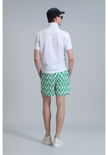 Lufian Nova Erkek Deniz Şortu Yeşil Yeşil 111220094100600 Yeşil