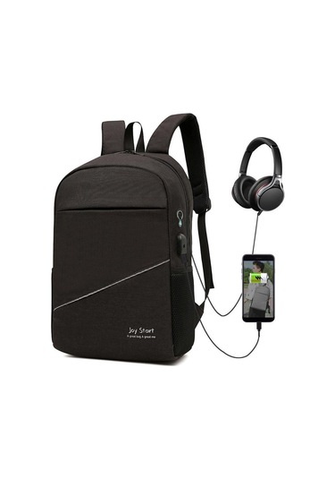 Usb Şarj Bağlantı Noktalı Ve Kulaklık Arayüzlü Seyahat Ve Bilgisayar Sırt Çantası 1 Veri Hattı Dahil, 45 29 14cm Çok Renkli