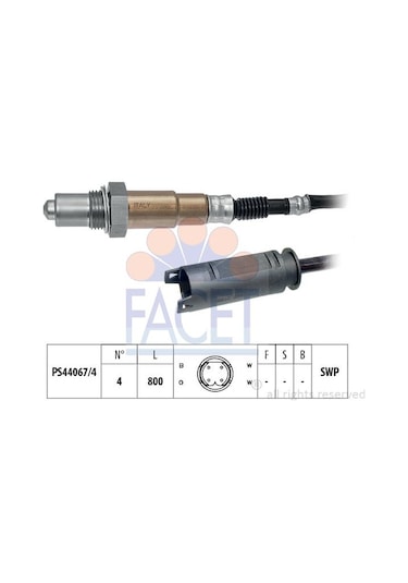 Facet Oksıjen Sensoru Bmw N42 N45 N46 3-e46 AOD-FACET 10.7964