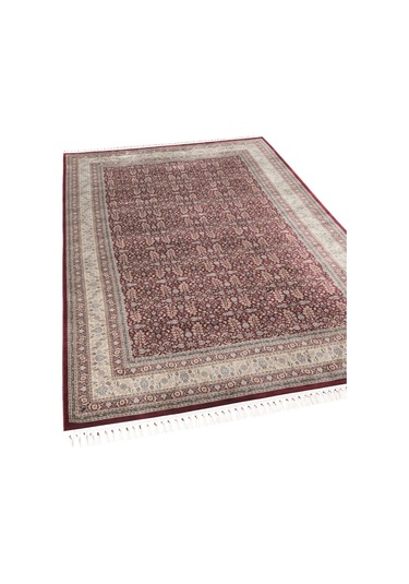 Apex Halı Bruj Bambu Viscon Halı 8771bu Bordo Renkli