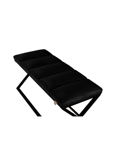 Varcera Black- Antrasit Dilimli Model Puf & Bench & Koltuk & Oturma Bankı & Yatak Odası Önü