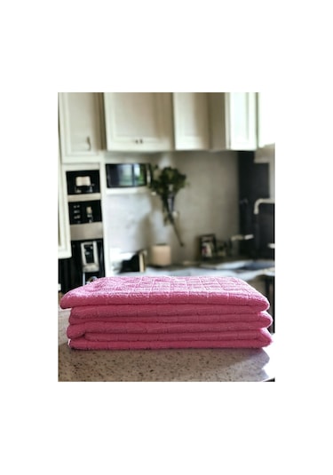 Technow Misclean Mikrofiber Mutfak Temizlik Bezi 40 40 Cm Pembe