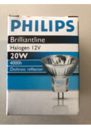 Phılıps 12v 20w Mr 11 Halojen Çanak Çap:35mm
