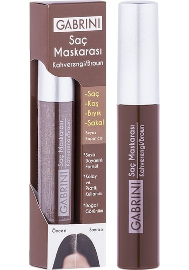 Gabrini Saç Maskarası Kahverengi