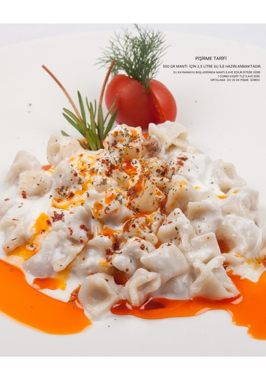 Naturel Fırınlanmış Vegan Boncuk Mantı 500 Gr X 2 Adet