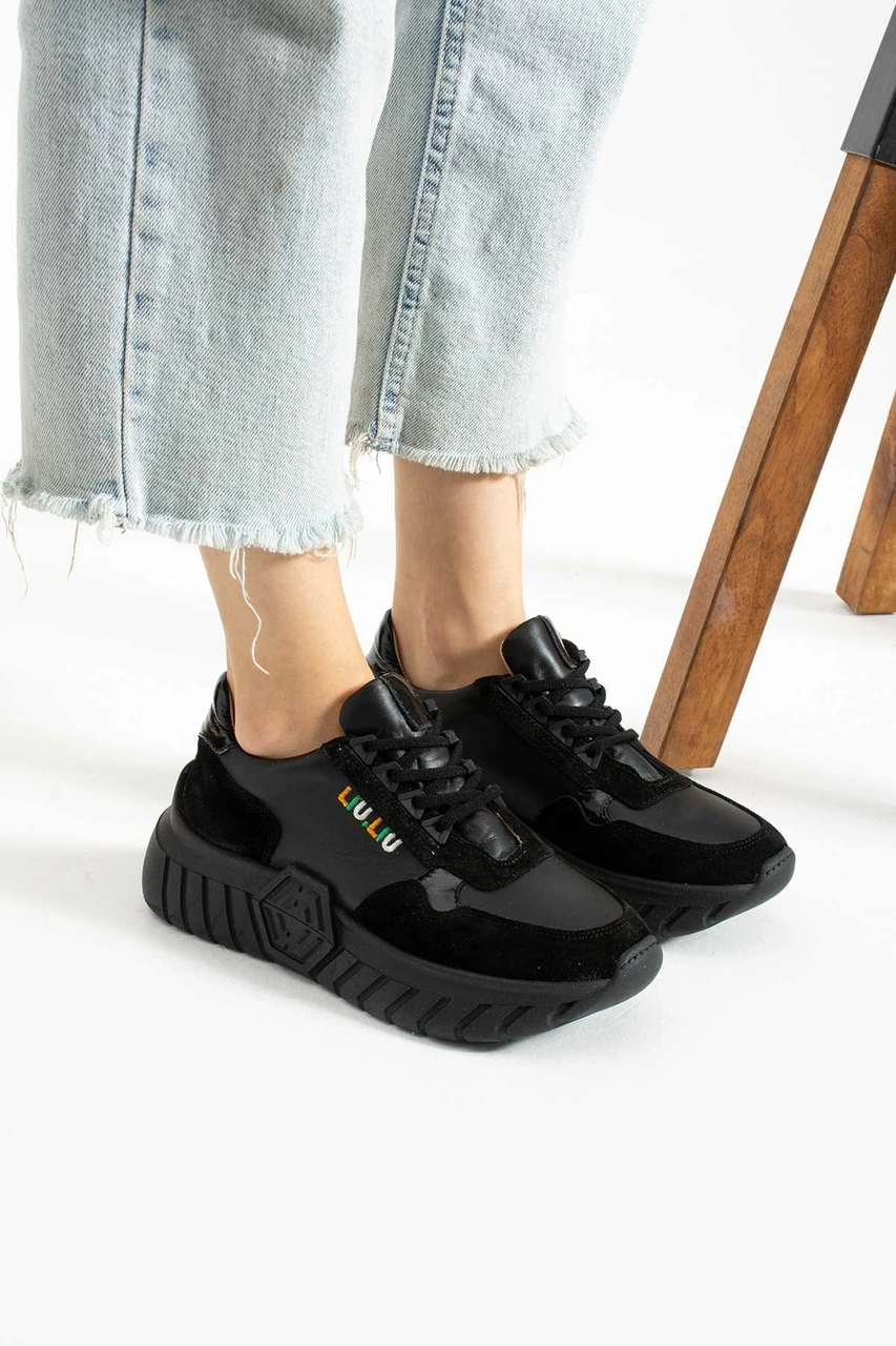 Bestello Bağcıklı Termo Taban Sneaker 331-sut-30 Kadın Ayakkabı Siyah