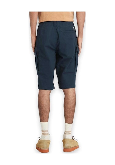 Timberland Tb0a5tzq Brookline Poplin Cargo Lacivert Erkek Şort Beyaz