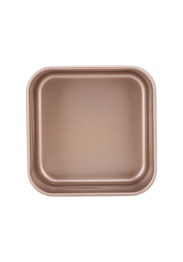 Shineyee Altın Renkli Kalınlaşmış Karbon Çelik Pasta Tepsisi, Anti- Yapışkan Tabaka, Fırın Uygun, Çok Amaçlı: Ekmek, Kek, Barbekü, Hafif Saklama Diğer