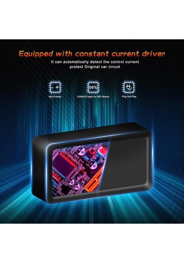 Maiyame H4 Led Far Ampulü, 6000k Parlaklık, 3100lm Işık, Ip68 Su Geçirmez, 2 Adet