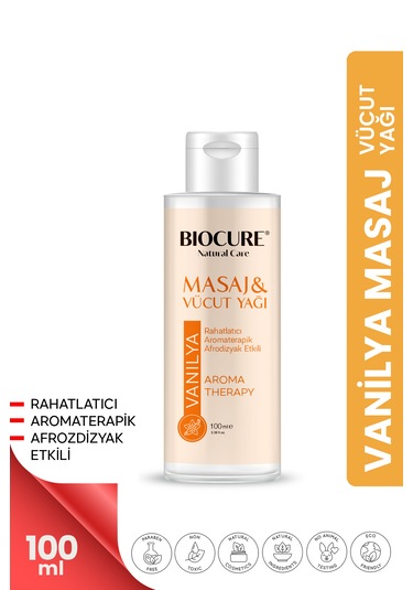 Biocure Elma + Lavanta + Vanilya + Yasmin Özlü Masaj ve Vücut Bakım Yağı 4 x 100 ML