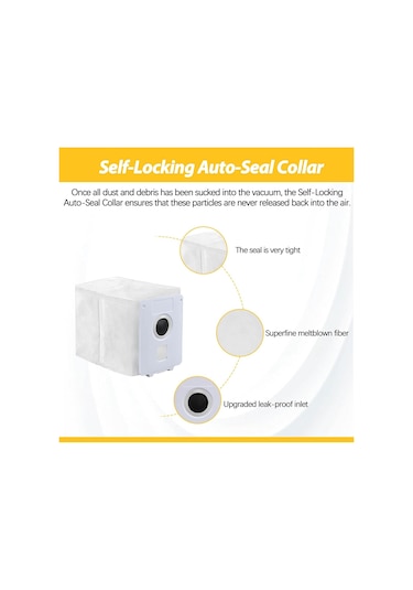 Lg Cordzero All-in-one Kablosuz Süpürge İçin 12 Adet Vakumlu Toz Torbası