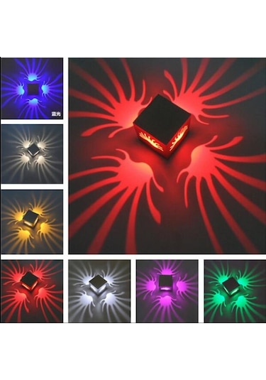 Suntek Ktv Hall Hotel Green Için 3w Led Palmiye Duvar Lambası Yeşil