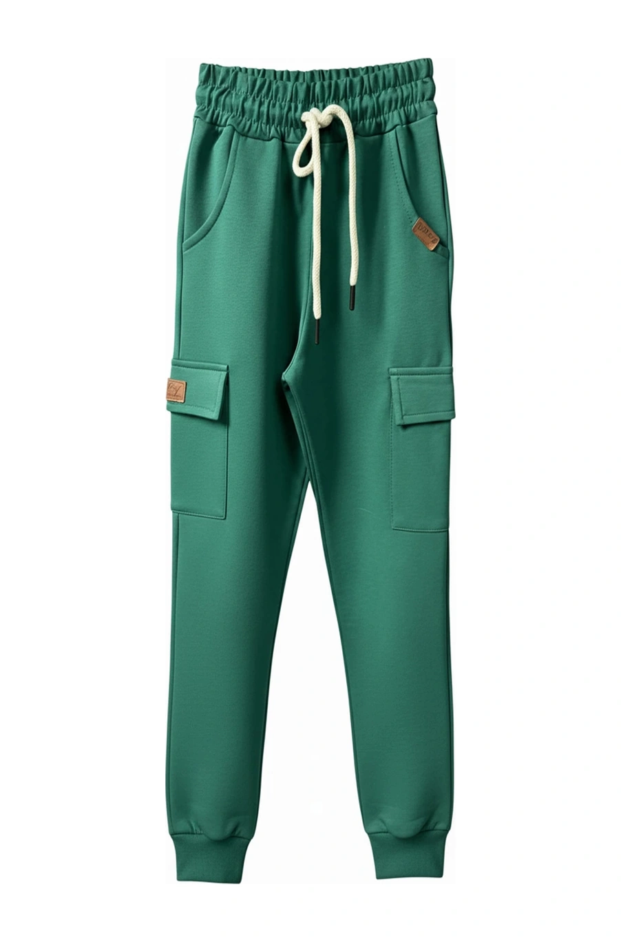 Kapüşonlu Ve Kanguru Cepli Yeşil Renk Erkek Çocuk Eşofman Takım Yeşil