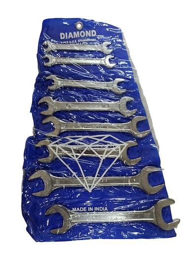 Diamond 8'li Açık Ağız Anahar Takımı Sarma Taşıyıcılı Kaliteli