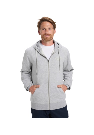 Quıksılver Zıp Hood Chest Logo 6494 Gri