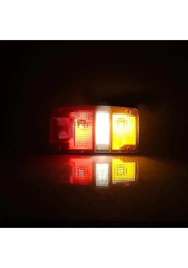 Suofeng Toyota Hilux Mk3 1989-1995 Sağ Arka Fren Lambası - Direk Değişim, Dayanıklı Abs+pc Malzeme, Uyumlu Ln Rn Pickup