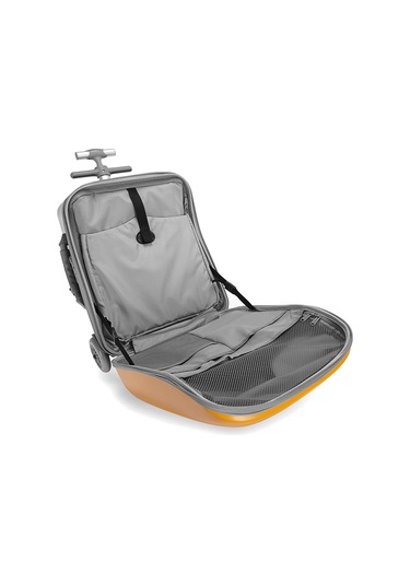 Çocuk Seyahat Valizi, Oturaklı, 35l Kabin Boyu, Renkli Ve Eğlenceli, Tucklebery Kids Sarı Sarı