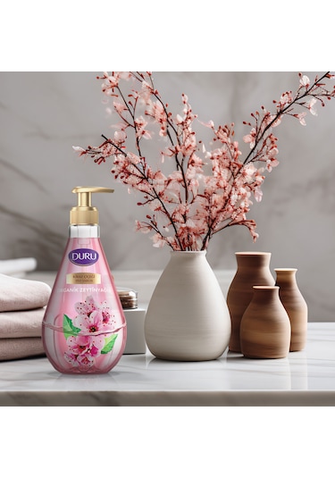 Duru Organik Zeytinyağlı Kiraz Çiçeği Sıvı Sabun 2 x 1500 ML + 500 ML