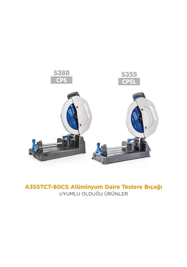 Evolution A355tct-80cs Alüminyum Daire Testere Bıçağı, 355mm