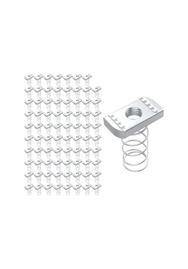 Xurunkeji 3/8 İnç-16 Strut Kanal Somunları, Strut Kanalı İçin Yaylı Strut Kanal Konik Somunları, Güneş Paneli Montajlarını Kolayca Bulma 15x10x10cm Xurunkeji 3/8 İnç-16 Strut Kanal Somunları, Strut Kanalı İçin Yaylı Strut Kanal Konik Somunları, Güneş Paneli Montajlarını Kolayca Bulma 15x10x10cm