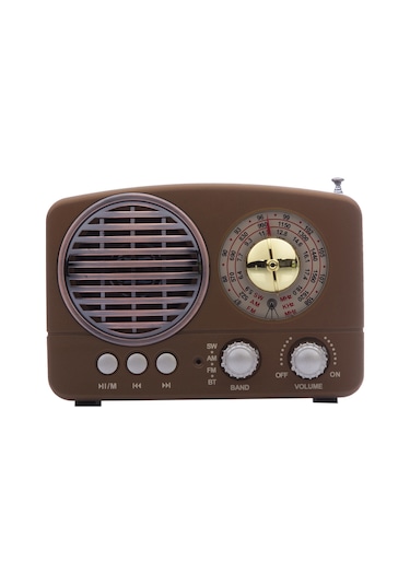 Nostaljik Fm Radyo Bluetooth-Usb-Retro Meier M161-Bt