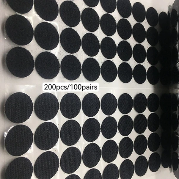 Gateesat 100 Adet 0.39 İnç Siyah Beyan Şeffaf Çift Taraflı Yapışkan Bant