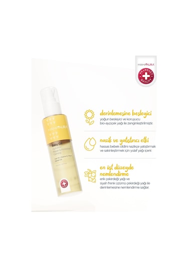 Mamaaura Bebek Bakım Yağı - Baby Oil 150 Ml