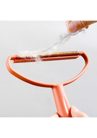 Sones Kıl Yapışan Topları Çıkarma Fırçası Kışlık Giysiler Yünlü Mont Manuel Epilasyon Ve Kıl Alma Fırçası Turuncu