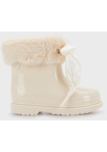 Igor Kız Çocuk Yağmur Çizmesi W10258 Ekru