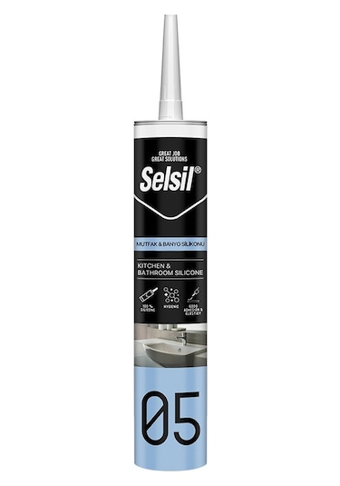 Selsil 05 Şeffaf Mutfak Ve Banyo Silikon 280ml 5332