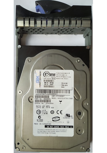 IBM 73.4GB 15K 3.5 Sas Hard Disk 39R7348 2Ms Sunucu