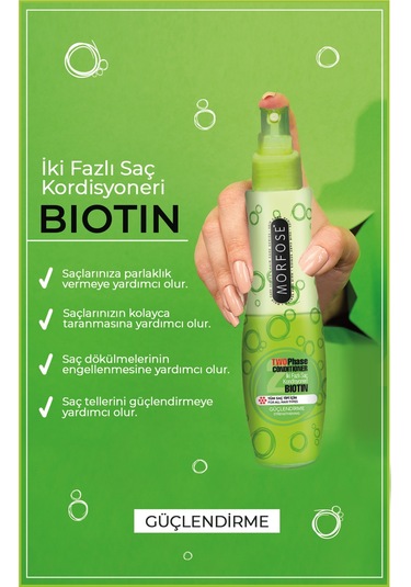 Morfose Biotin Çift Fazlı Fön Suyu 240 ML