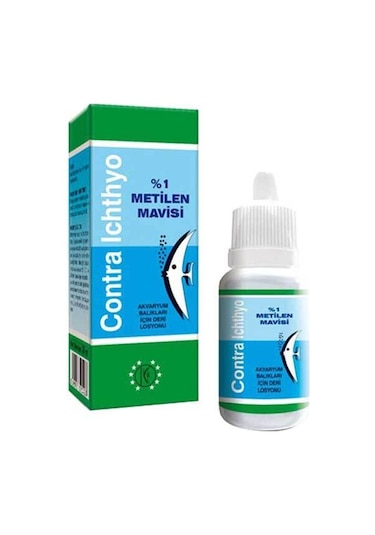 Deep Fix Contra Ichthyo Akvaryum Metilen Mavisi İlacı 30 ML