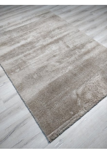 Yamalı Home Loft Bej Yumuşak Dokulu Halı 150X220 Cm