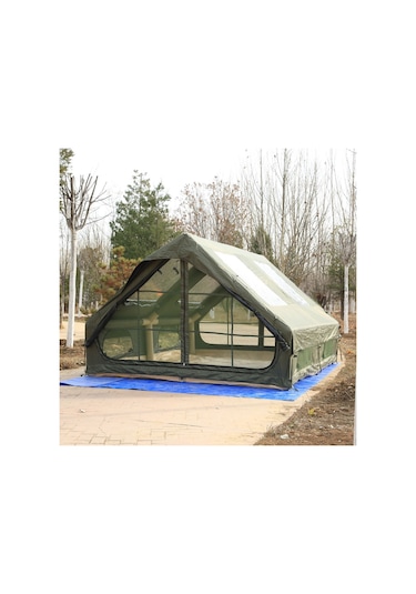 Glampıng Family Şişme Kamp Çadırı 300 400 200 Cm Haki