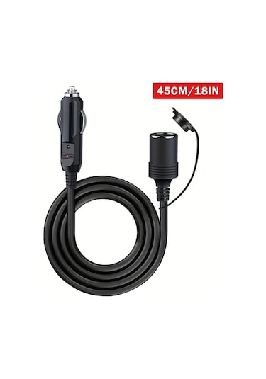 Dashanshop Clelo Ağır Hizmet Oto Çekme Kablosu 138 İnç 12v 24v Led Sigortalı Saf Bakır