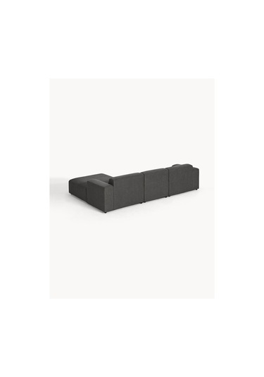 Massimo 3 Modül Sağ Köşe Koltuk Takımı Koyu Antrasit Keten Kumaş Sağ Koyu Antrasit