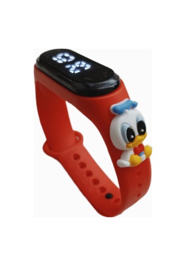 Japanex Figürlü Dokunmatik Dijital Çocuk Saati 16 Çok Renkli