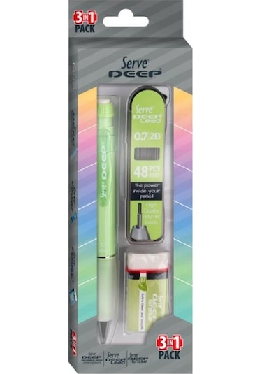 Serve Deep 3'Lü Okul Seti Yeşil