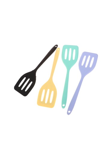 1 Adet Küçük Entegre Silikon Kızartma Küreği Pişirme Biftek Kızartma Küreği Mutfak Kızartma Yumurta Kızarmış Balık Küreği Pişirme Aracı Yeşil