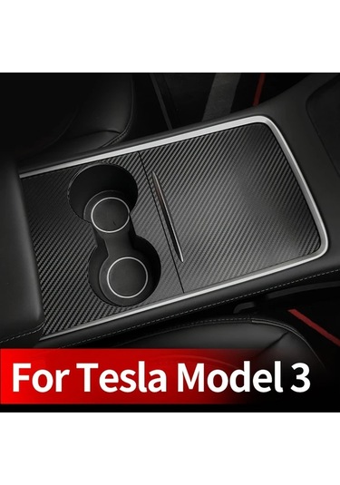 Honeybeeshop 2017-2020 Model 3 Karbon Fiber Konsol Vites Kolu Kaplama Buzlu Parıltı Deseni