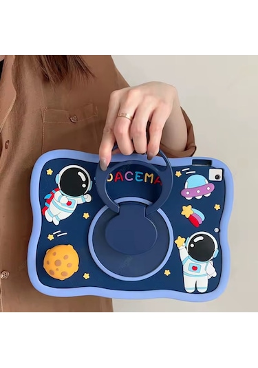 Samsung Galaxy Tab A9 Plus 11 İnç X210 X215 X216 Uyumlu Spaceman