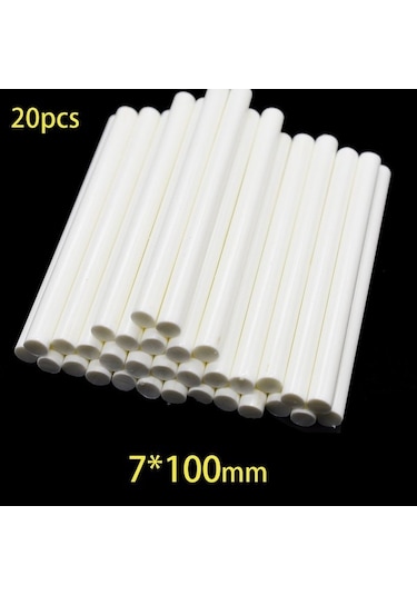 Venturemart 7mm Elektrik Yapıştırıcı Tabanca El Tamir Beyaz Yapışkan Mühürleme Balmumu Sopa Içi