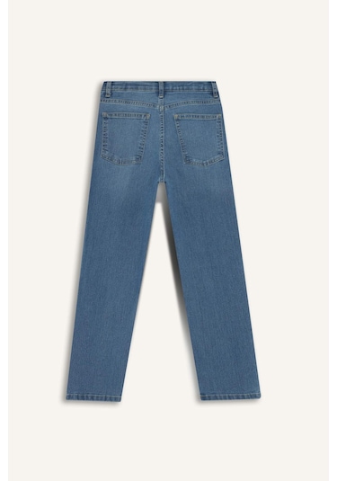 Defacto Erkek Çocuk Straight Fit Düz Paça Jean Pantolon F0455a825aunm28 Mavi Defacto Erkek Çocuk Straight Fit Düz Paça Jean Pantolon F0455a825aunm28 Mavi